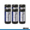 6x Elemex18500A Protected Battery