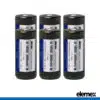 6x Elemex18500A Protected Battery