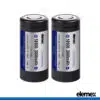 2x Elemex 18500A Battery