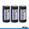 3x Elemex 18500A Battery