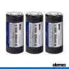 3x Elemex 18500A Battery