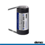 Solder Tabbed 18500 U-Type Battery - Elemex
