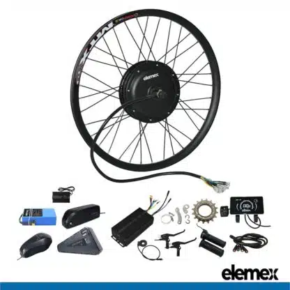 eBike Kit Conversion with Battery and Charger Rear Hub Motor 5000W - Elemex