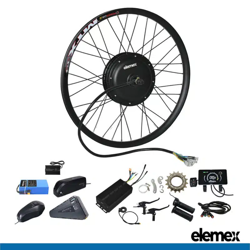 eBike Kit Conversion with Battery and Charger Rear Hub Motor 5000W - Elemex