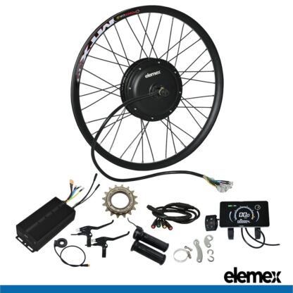5000W eBike Kit Rear Hub Motor MTX Rim - Elemex