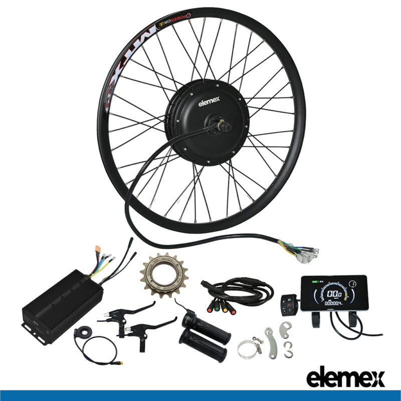 5000W eBike Kit Rear Hub Motor MTX Rim - Elemex