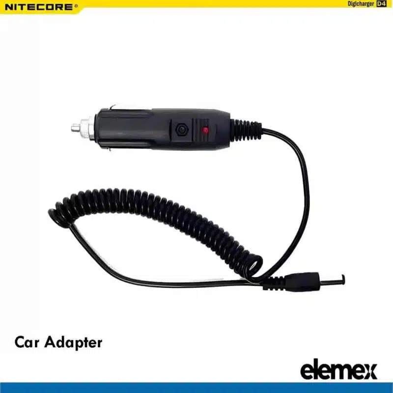 Nitecore D2 Professional Battery Charger Li-ion NiMH AA AAA 18650 26650 + Car Adapter - Elemex Nitecore D2 Professional Battery Charger Li-ion NiMH AA AAA 18650 26650 + Car Adapter - Elemex