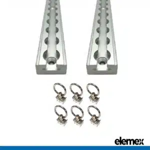 61cm Anchor Track Tie Down Rail - Elemex