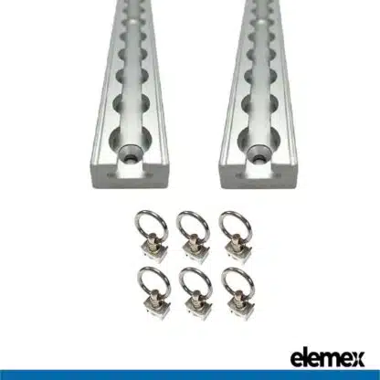61cm Anchor Track Tie Down Rail - Elemex