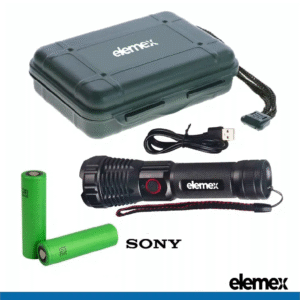 Camping Torch Light XHP90 with Sony Battery - Elemex