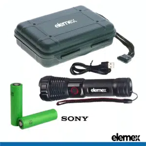 Camping Torch Light XHP90 with Sony Battery - Elemex