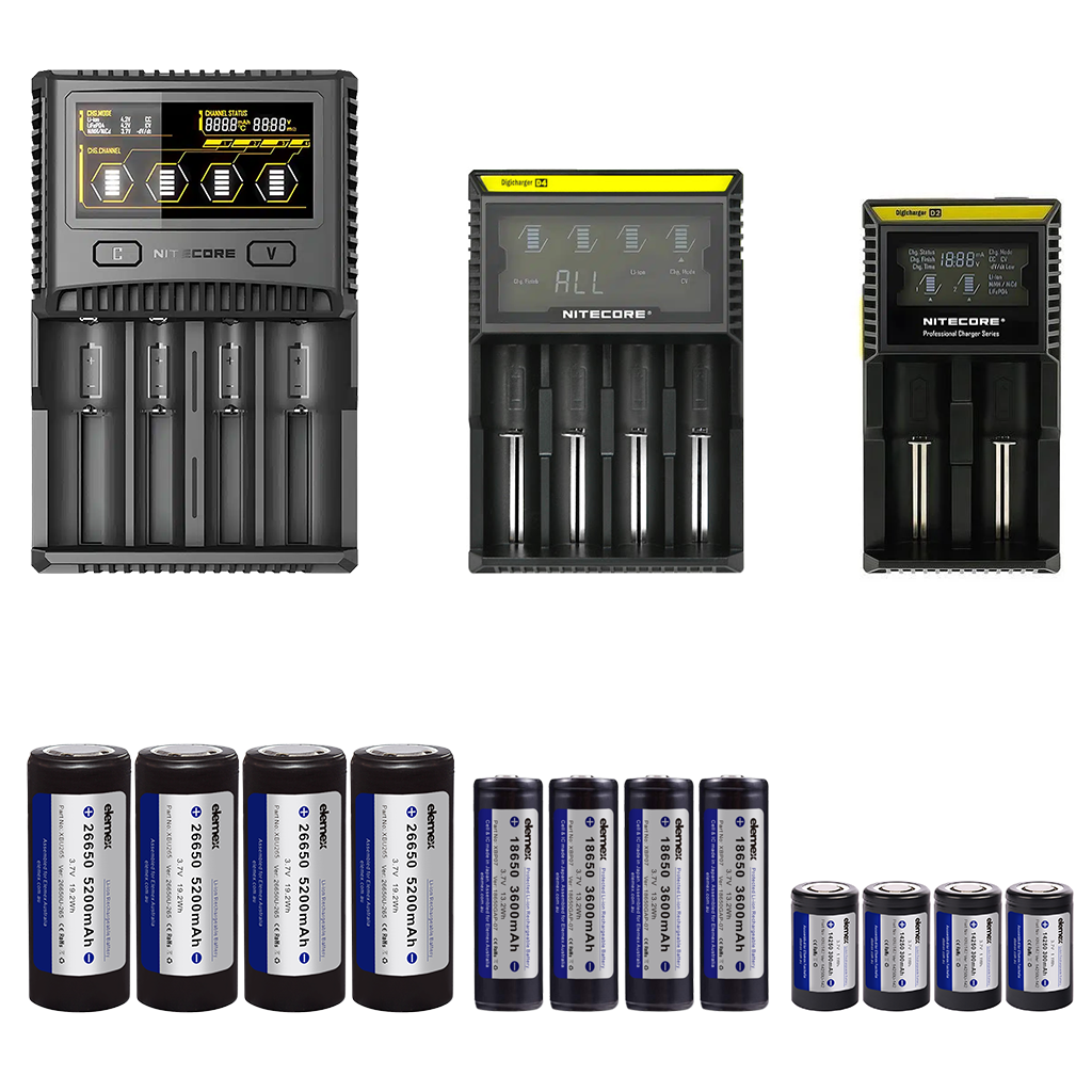 Li-ion Cells - Chargers (Combo Kits)