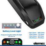 Downtube charge levels - Elemex