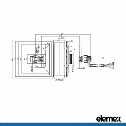 Hub Dimension 250W 500W - Elemex