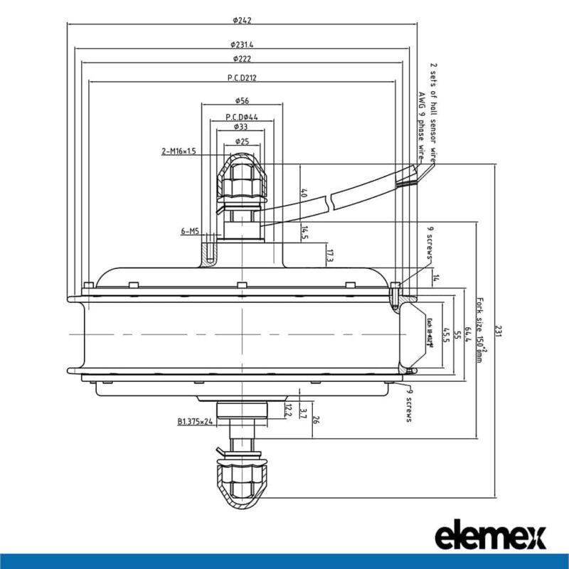 Hub Dimension 5000W - Elemex