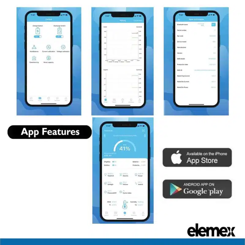 LifePO App feature - Elemex