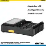 Nitecore D4 Professional Battery Charger Li-ion NiMH AA AAA 18650 26650 + Car Adapter Elemex