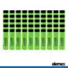 50x NCR18650B Flat Top Battery