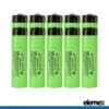 10x NCR18650B Button Top Battery
