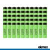 50x NCR18650B Button Top Battery