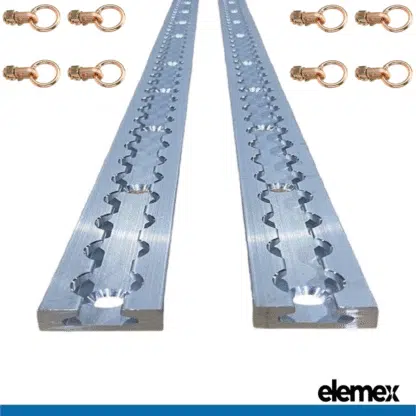 2x 2M Tie Down Anchor Track + 8 Double Stud - Elemex