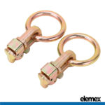 2x Anchor Track Double Stud Fitting - Elemex 2x Anchor Track Double Stud Fitting - Elemex