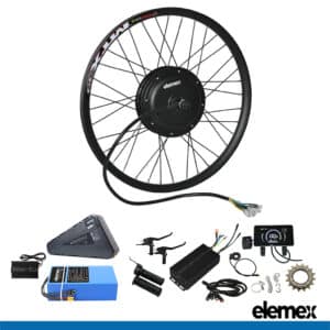 eBike Kit Conversion with Battery and Charger Rear Hub Motor 5000W - Elemex