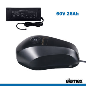 eBike 60V Battery Fuel Tank 20Ah Lithium Pack + Premium Charger - Elemex