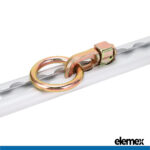 Anchor Track with Double Stud O Ring Installation - Elemex Anchor Track with Double Stud O Ring Installation - Elemex