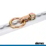 Anchor Track with Double Stud O Ring Installation - Elemex