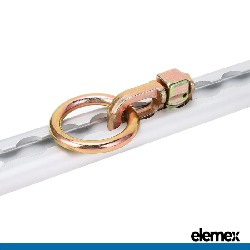 Anchor Track with Double Stud O Ring Installation - Elemex Anchor Track with Double Stud O Ring Installation - Elemex