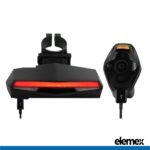 Bike Tail Light Waterproof LED USB Rechargeable, Wireless Turn Signals & Brake Alert - Elemex