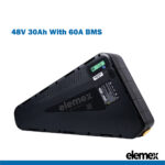 eBike Battery Triangle 48V 30Ah Lithium Pack with 60A BMS for Electric Bike - Elemex