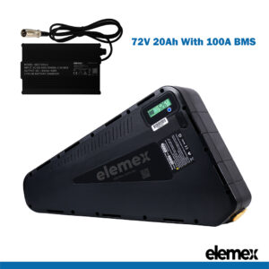 72V Battery eBike 20Ah Triangle 100 BMS + Charger - Elemex