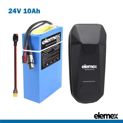 24V 10Ah eBike Golf Buggy Battery Pack with Waterproof Bag - Elemex