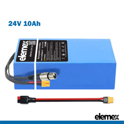 24V Lithium Battery 10Ah eBike Golf Buggy with Waterproof Bag + Charger - Elemex