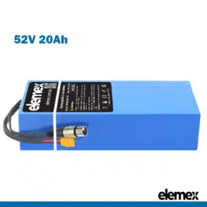 eBike Battery 52V 20Ah Rectangle li-ion Pack - Elemex