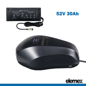 Fuel Tank Battery eBike 52V 30Ah Lithium Pack for eBike + Premium Charger - Elemex