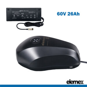 eBike 60V Battery Fuel Tank 26Ah Lithium Pack + Premium Charger - Elemex