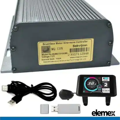 100A Sabvoton Controller with Bluetooth Module and UKC1 - Elemex