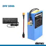 24V 10Ah Rectangular eBike Battery Pack - Elemex