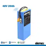 48V 20Ah - Rectangle eBike Battery - XT90 Connector - Elemex - Stand - BT