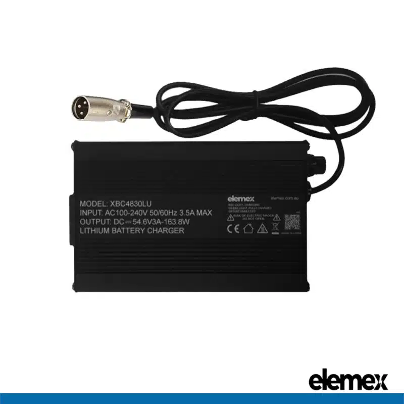 48V 3A Charger - (XLR 18mm) - Elemex