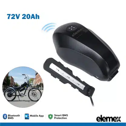 72V 20Ah Fuel Tank eBike Battery - Elemex