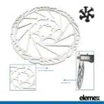 Bike Hydraulic Brake Kit with 4-Piston Calipers (Disc) - Elemex