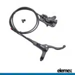 Bike Hydraulic Brake Kit with 4-Piston Calipers (Right) - Elemex