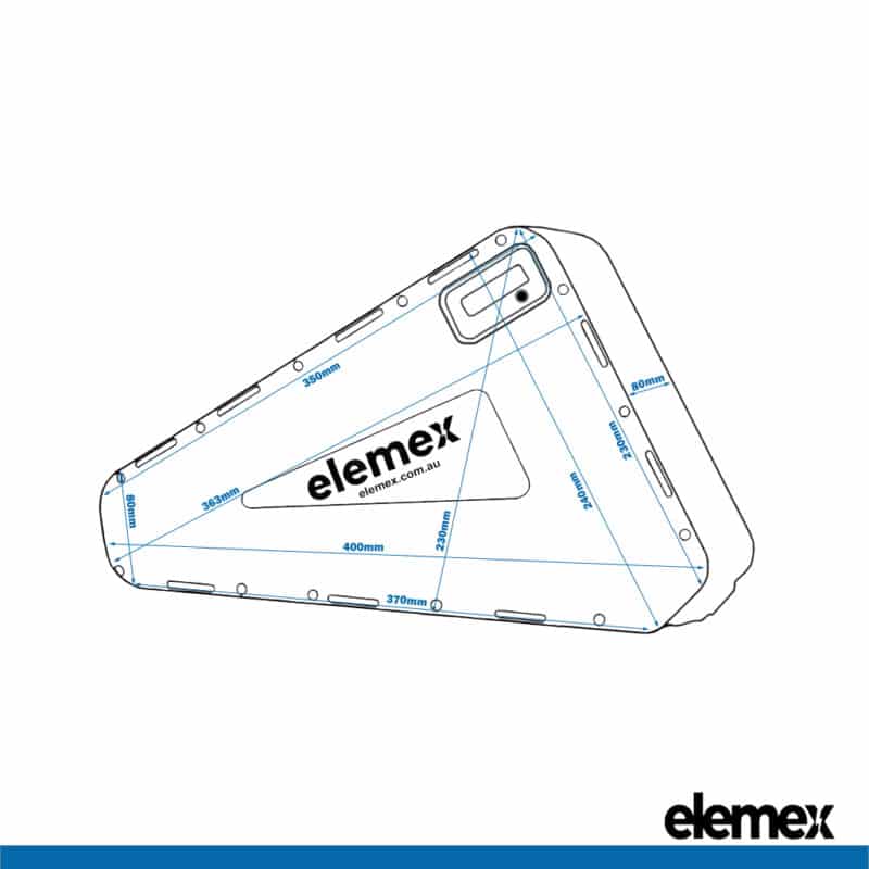 Triangle Battery Dimensions - Elemex