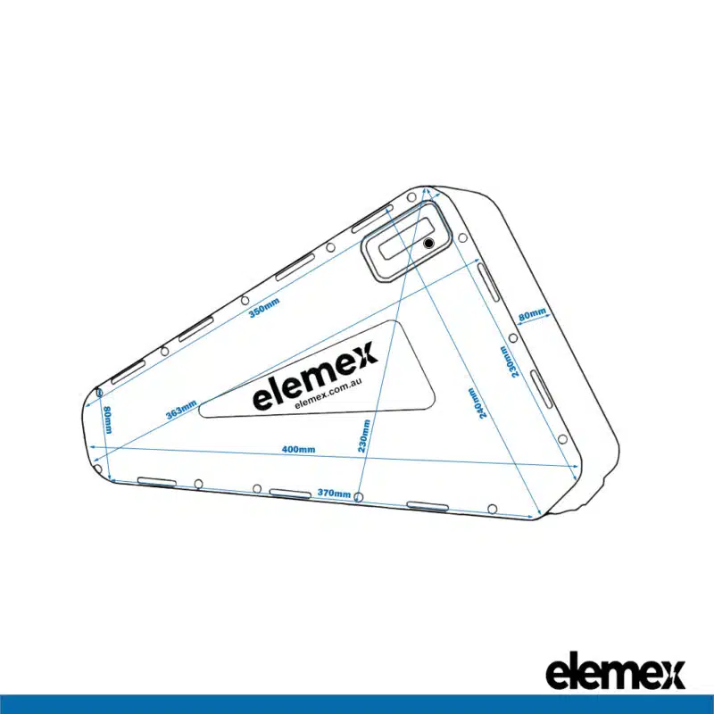 Triangle Battery Dimensions - Elemex