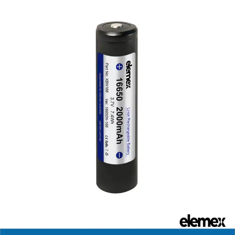 16650 Battery (Button Top) - Elemex 16650 Battery (Button Top) - Elemex