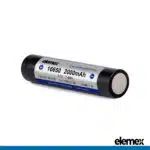 16650 Battery (Flat Top) Back - Elemex
